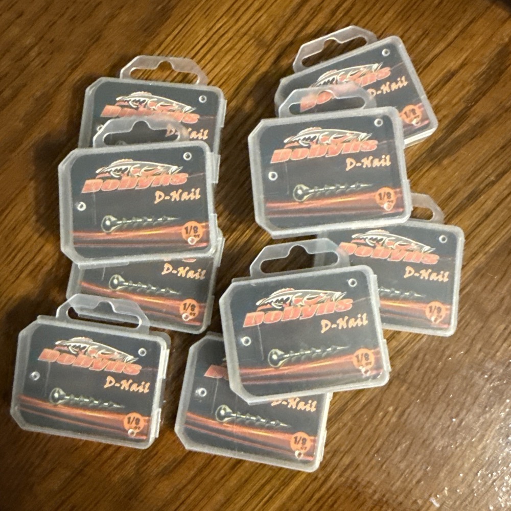 9 PACKS DOBYNS RODS Nail‎ Weight 1/8 OZ